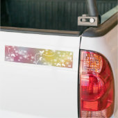 Blumenmuster Autoaufkleber (Auf Lkw)