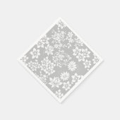 Blumenmuster.b Serviette (Ecke)