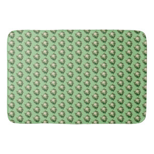 Blumenmuster Badematte