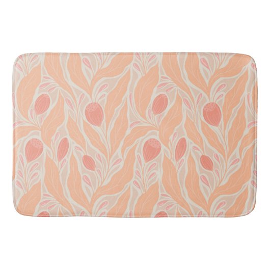 Blumenmuster Badematte (Vorderseite)