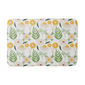 Blumenmuster Badematte (Vorderseite)