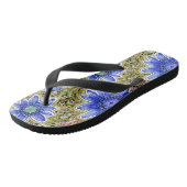 Blumenmuster Badesandalen (Schrägansicht)
