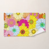 Blumenmuster Badhandtuch Set (Handtuch)