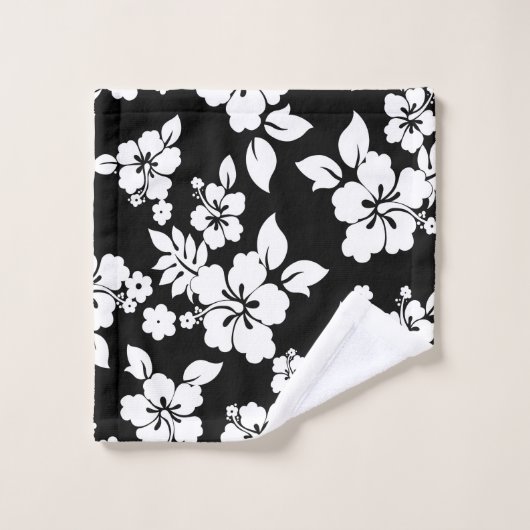 Blumenmuster Badhandtuch Set (Waschlappen)