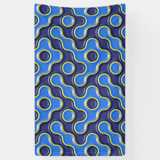 Blumenmuster Banner (Vertikal)