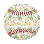 Blumenmuster Baseball (Rückseite)