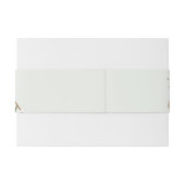 Blumenmuster-Bauchband Einladungsbanderole (Rückseitenbeispiel)