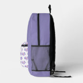 Blumenmuster Bedruckter Rucksack (Rechts)