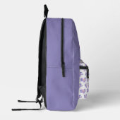 Blumenmuster Bedruckter Rucksack (Links)