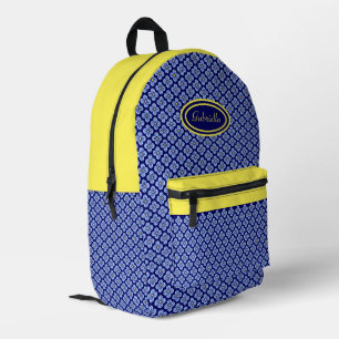 Blumenmuster Bedruckter Rucksack