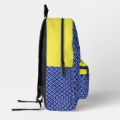 Blumenmuster Bedruckter Rucksack (Links)