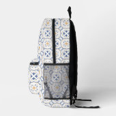 Blumenmuster Bedruckter Rucksack (Rechts)