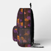 Blumenmuster Bedruckter Rucksack (Rechts)