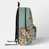 Blumenmuster Bedruckter Rucksack (Links)