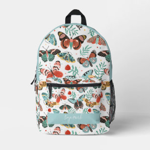 Blumenmuster Bedruckter Rucksack