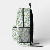 Blumenmuster Bedruckter Rucksack (Rechts)