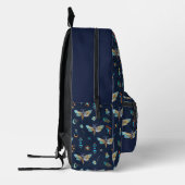 Blumenmuster Bedruckter Rucksack (Links)