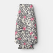 Blumenmuster bei Cartoon 2 Flaschenkühler (Vorderseite)