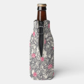 Blumenmuster bei Cartoon 2 Flaschenkühler (Flasche Rückseite)