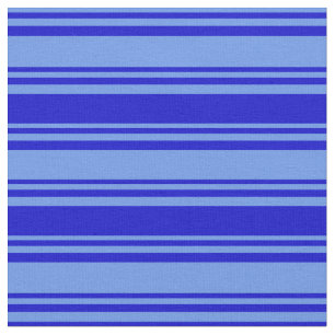 Blumenmuster Blau und Blau Muster Stoff