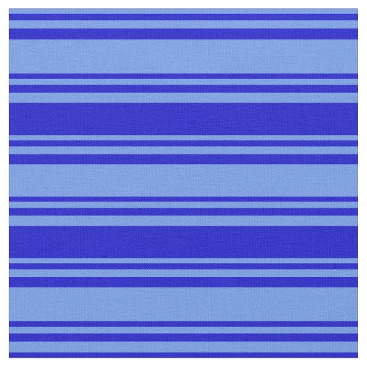 Blumenmuster Blau und Blau Muster Stoff (Nahaufnahme)