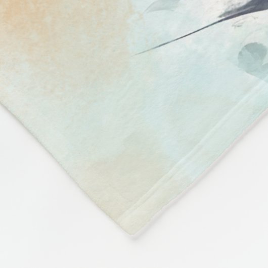 Blumenmuster-Blume 310 Fleecedecke (Ecke)