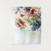 Blumenmuster-Blume 310 Wandteppich (Vorderseite)