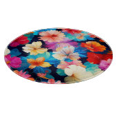Blumenmuster-Blume-37566 Schneidebrett (Ecke)