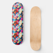 Blumenmuster-Blume-37566 Skateboard (Vorderseite)