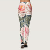 Blumenmuster-Blume Leggings (Rückseite)