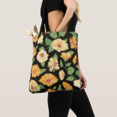 Blumenmuster. Blume mit nahtlosem Hintergrund Tasche (Von Nahem)