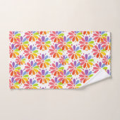 Blumenmuster Blume Muster Farben glücklich Handtuch (Handtuch)