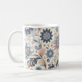 Blumenmuster Bohemisches Design - Vibranly Boho St Kaffeetasse (Links)