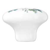 Blumenmuster Bouquet der Rose von Sharon Redouté Keramikknauf (Seitenansicht)