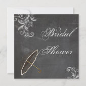 Blumenmuster-Brautparty Einladung (Vorderseite)