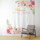 Blumenmuster, Brautparty Hintergrund, Foto Stand Wandteppich (Beispiel)