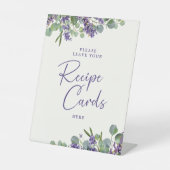 Blumenmuster Brautparty Verlasse hier Ihr Rezept Sockelschild (Vorderseite)