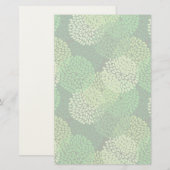 Blumenmuster Briefpapier (Vorne/Hinten)