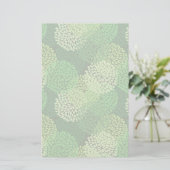 Blumenmuster Briefpapier (Stehend Vorderseite)