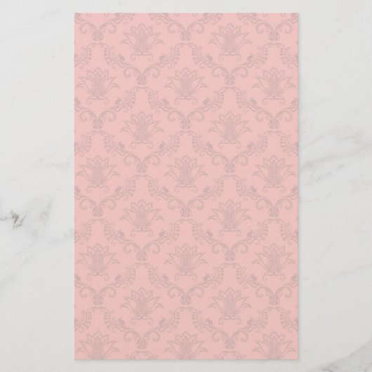 Blumenmuster Briefpapier (Vorderseite)