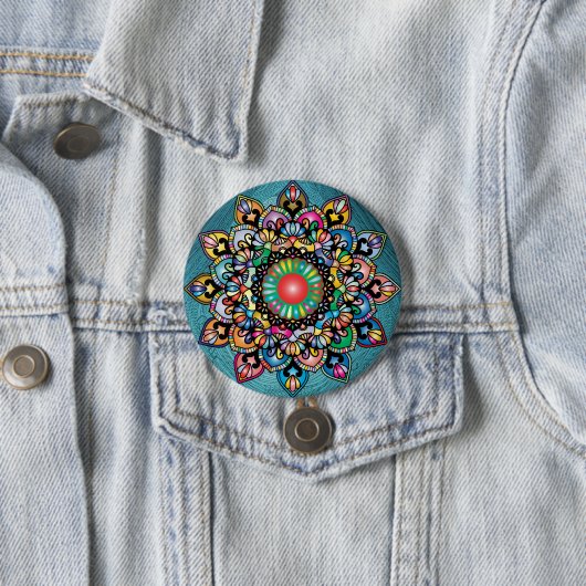 Blumenmuster Button (Beispiel)
