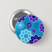 Blumenmuster Button (Vorne & Hinten)