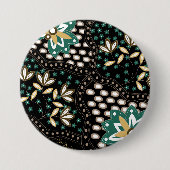Blumenmuster Button (Vorderseite)