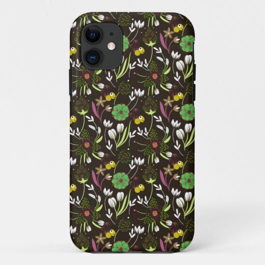 Blumenmuster Case-Mate iPhone Hülle (Rückseite)