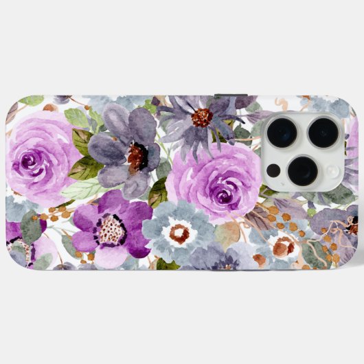 Blumenmuster Case-Mate iPhone Hülle (Rückseite (Horizontal))