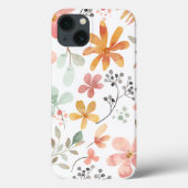 Blumenmuster Case-Mate iPhone Hülle (Rückseite)