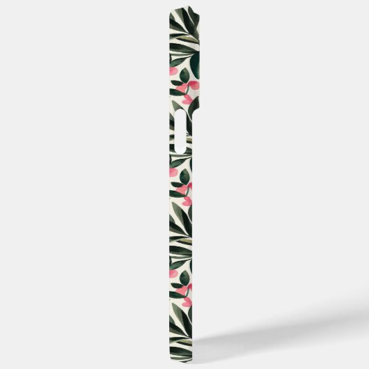 Blumenmuster Case-Mate iPhone Hülle (Rückseite / Rechts)