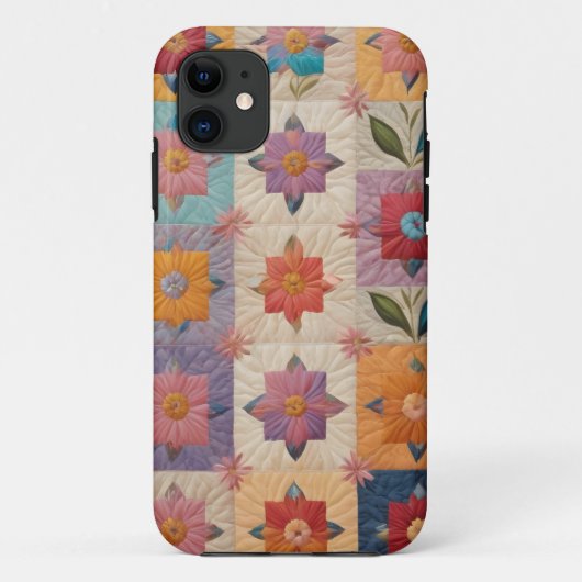 Blumenmuster Case-Mate iPhone Hülle (Rückseite)