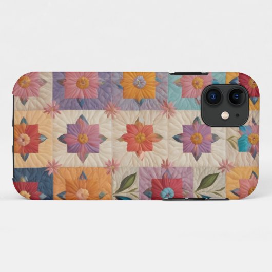 Blumenmuster Case-Mate iPhone Hülle (Rückseite (Horizontal))
