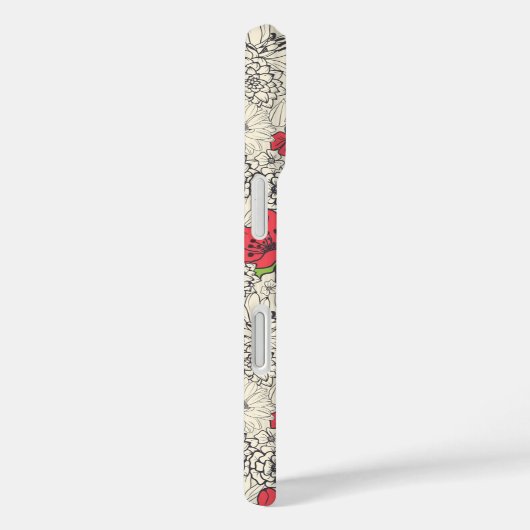 Blumenmuster Case-Mate iPhone Hülle (Rückseite / Rechts)